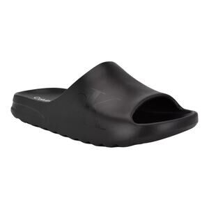 Calvin Klein Men's Olin Casual Slip On Flat Slide Sandals Black Size 11